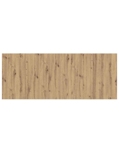 Testata con Comodino 3 pcs Rovere artigianale Legno multistrato