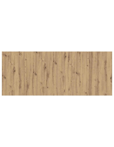 Testata con Comodino 3 pcs Rovere artigianale Legno multistrato