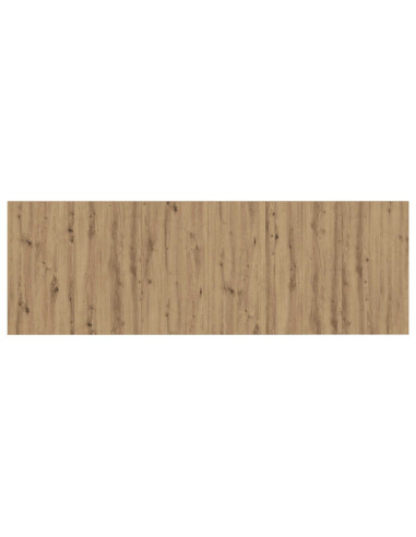 Testata con Comodino 3 pcs Rovere artigianale Legno multistrato