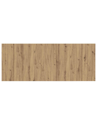 Testata con Comodino 3 pcs Rovere artigianale Legno multistrato