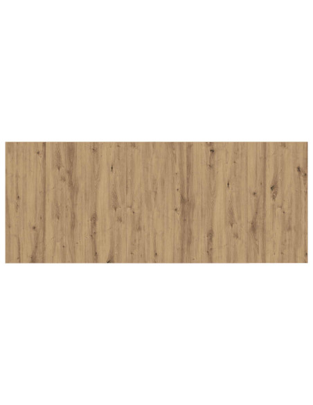 Testata con Comodino 3 pcs Rovere artigianale Legno multistrato