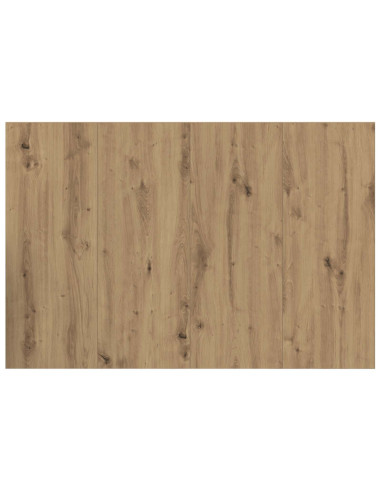 Testata con Comodino 3 pcs Rovere artigianale Legno multistrato