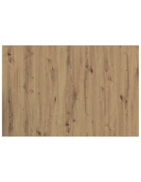 Testata con Comodino 3 pcs Rovere artigianale Legno multistrato