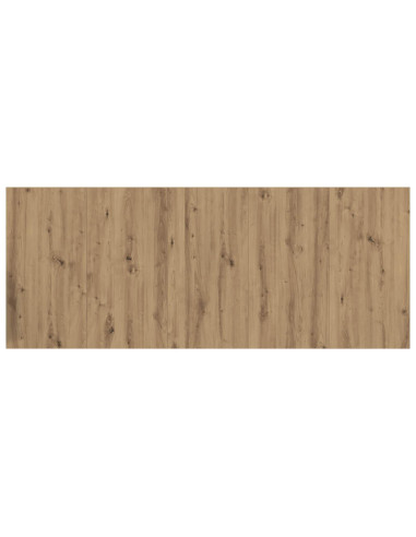 Testata con Comodino 3 pcs Rovere artigianale Legno multistrato