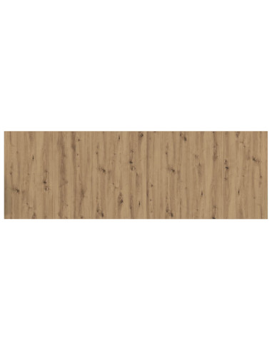 Testata con Comodino 3 pcs Rovere artigianale Legno multistrato