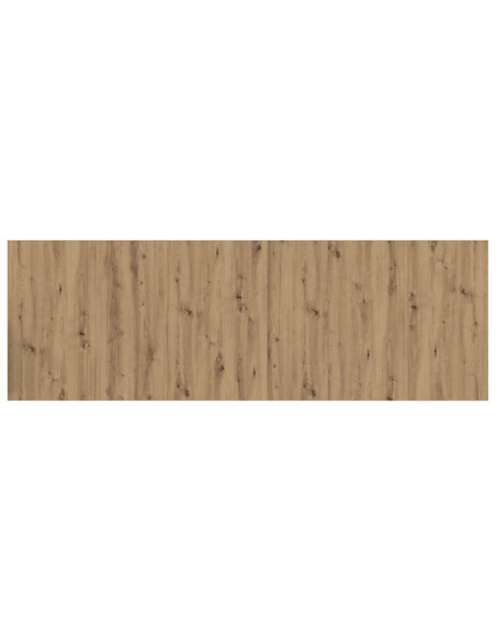 Testata con Comodino 3 pcs Rovere artigianale Legno multistrato