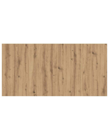 Testata con Comodino 3 pcs Rovere artigianale Legno multistrato
