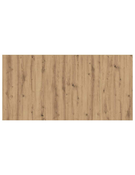 Testata con Comodino 3 pcs Rovere artigianale Legno multistrato