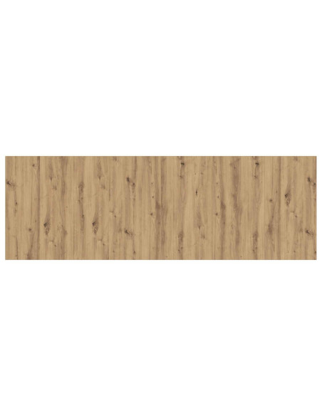 Testata con Comodino 3 pcs Rovere artigianale Legno multistrato