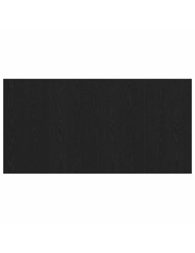 Testata con Comodino 3 pcs Rovere Nero Legno multistrato