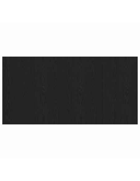 Testata con Comodino 3 pcs Rovere Nero Legno multistrato