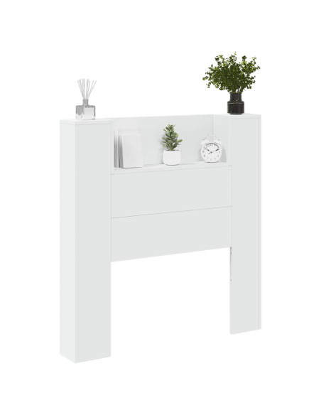 Testiera Bianco 100 x 16,5 x 103,5 cm Legno multistrato