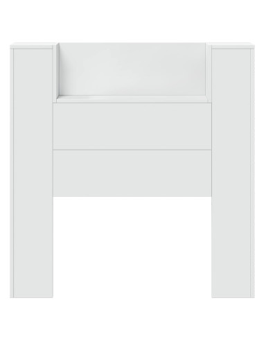 Testiera Bianco 100 x 16,5 x 103,5 cm Legno multistrato