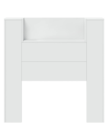 Testiera Bianco 100 x 16,5 x 103,5 cm Legno multistrato