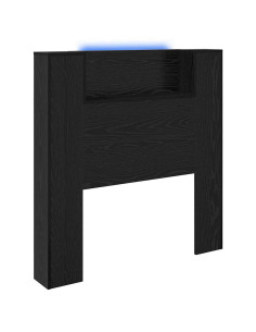 Testiera Rovere Nero 100 x 15 x 103,5 cm Legno multistrato 2