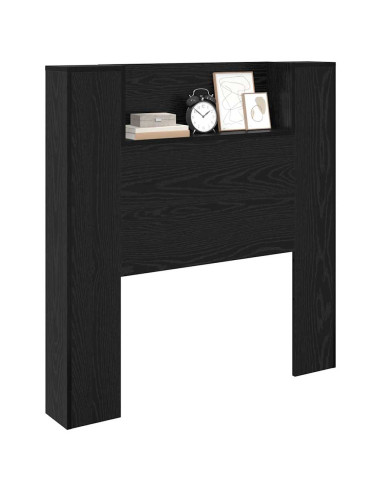 Testiera Rovere Nero 100 x 15 x 103,5 cm Legno multistrato