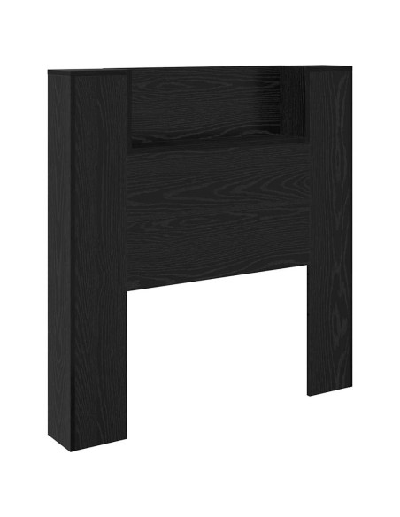 Testiera Rovere Nero 100 x 15 x 103,5 cm Legno multistrato