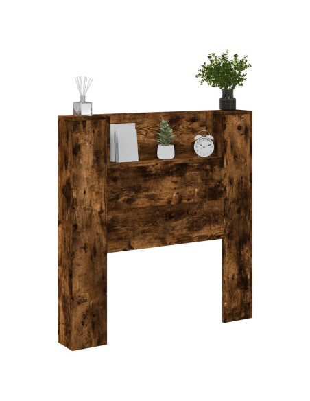 Testiera Rovere fumé 100 x 16,5 x 103,5 cm Legno multistrato