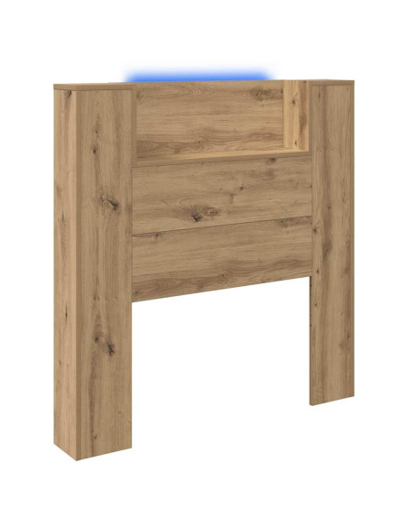 Testiera con lo scaffale Rovere artigianale 100 x 15 x 103,5 cm