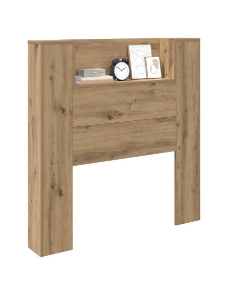 Testiera con lo scaffale Rovere artigianale 100 x 15 x 103,5 cm