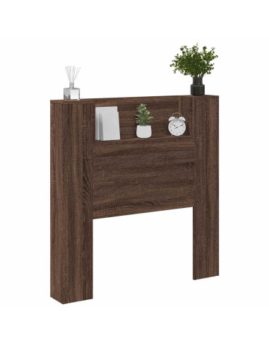 Testiera Rovere Marrone 100 x 16,5 x 103,5 cm Legno multistrato