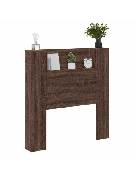 Testiera Rovere Marrone 100 x 16,5 x 103,5 cm Legno multistrato
