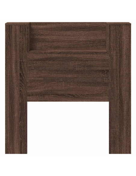 Testiera Rovere Marrone 100 x 16,5 x 103,5 cm Legno multistrato
