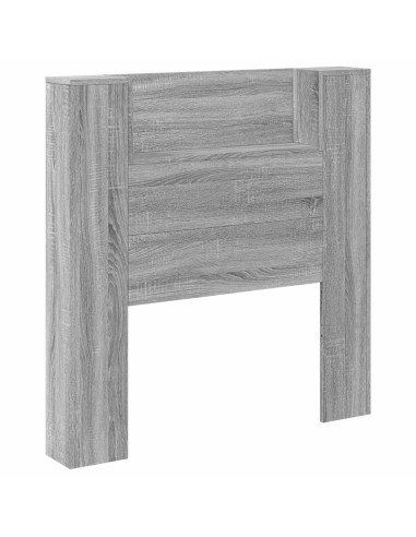 Testiera Grigio Sonoma 100 x 16,5 x 103,5 cm Legno multistrato