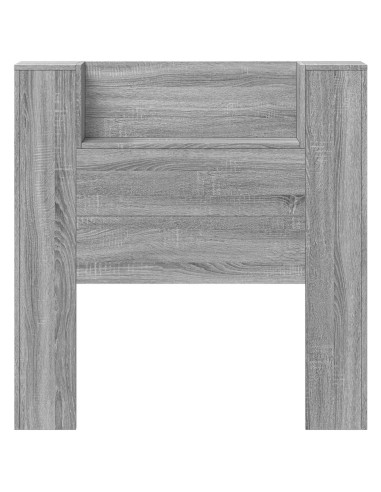 Testiera Grigio Sonoma 100 x 16,5 x 103,5 cm Legno multistrato
