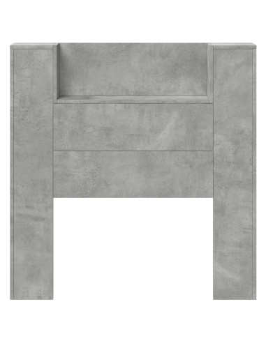 Testiera Grigio cemento 100 x 16,5 x 103,5 cm Legno multistrato