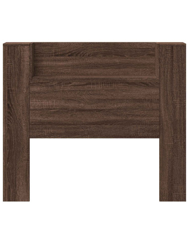 Testiera Rovere Marrone 120 x 16,5 x 103,5 cm Legno multistrato