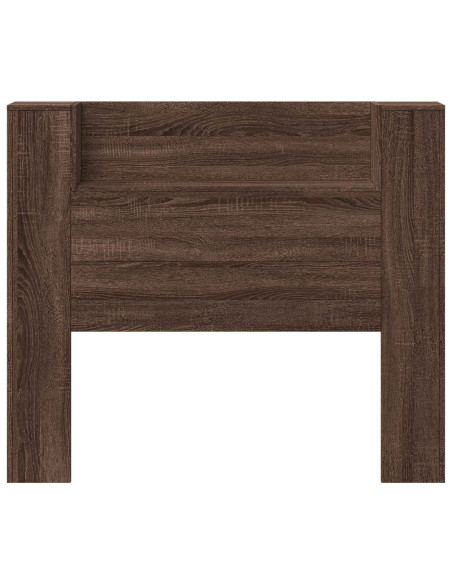 Testiera Rovere Marrone 120 x 16,5 x 103,5 cm Legno multistrato