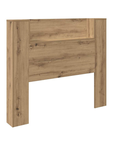 Testiera con lo scaffale Rovere artigianale 120 x 15 x 103,5 cm