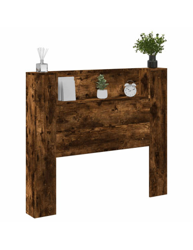 Testiera Rovere fumé 120 x 16,5 x 103,5 cm Legno multistrato