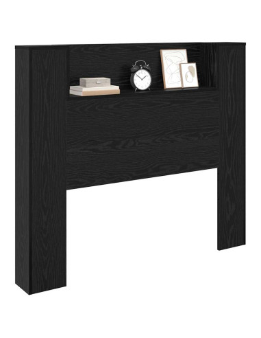 Testiera Rovere Nero 120 x 15 x 103,5 cm Legno multistrato
