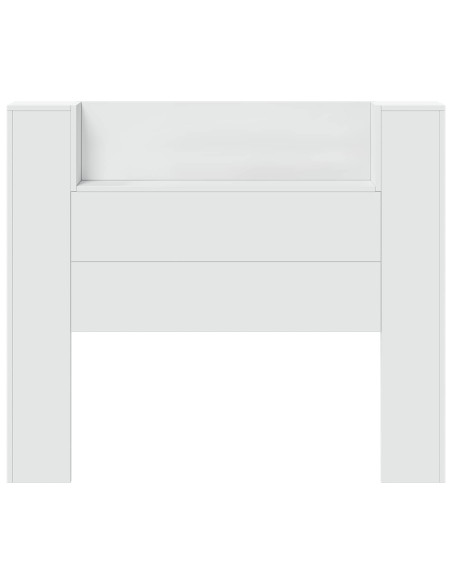 Testiera Bianco 120 x 16,5 x 103,5 cm Legno multistrato