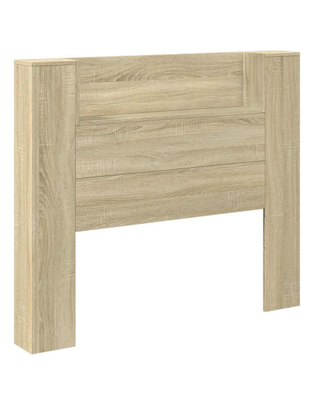 Testiera Rovere Sonoma 120 x 16,5 x 103,5 cm Legno multistrato