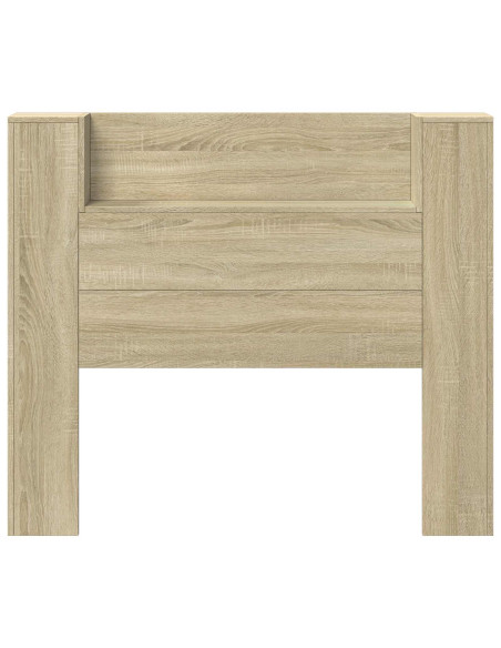 Testiera Rovere Sonoma 120 x 16,5 x 103,5 cm Legno multistrato