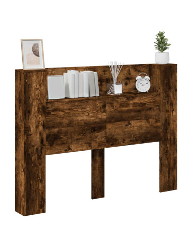 Testiera Rovere fumé 140 x 16,5 x 103,5 cm Legno multistrato