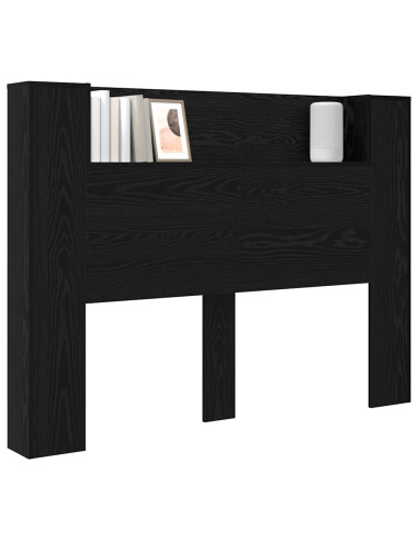 Testiera Rovere Nero 140 x 17 x 104,5 cm Legno multistrato