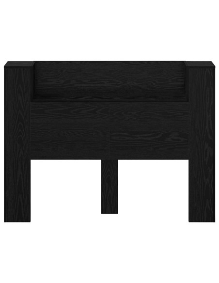 Testiera Rovere Nero 140 x 17 x 104,5 cm Legno multistrato