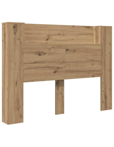 Testiera con lo scaffale Rovere artigianale 140 x 17 x 104,5 cm