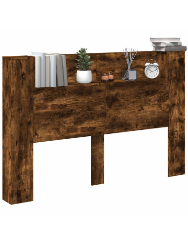Testiera Rovere fumé 160 x 16,5 x 103,5 cm Legno multistrato