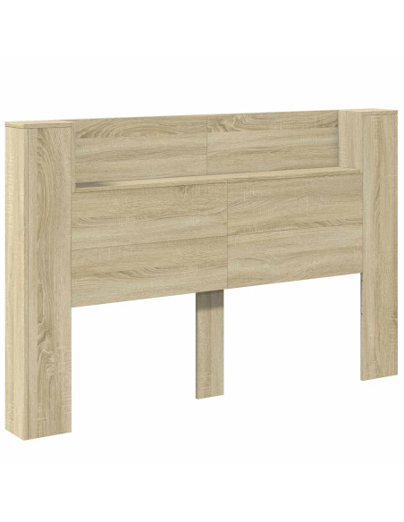 Testiera Rovere Sonoma 160 x 16,5 x 103,5 cm Legno multistrato