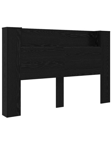 Testiera Rovere Nero 160 x 17 x 104,5 cm Legno multistrato
