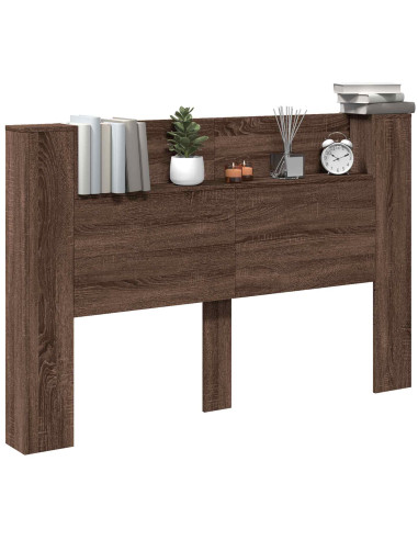 Testiera Rovere Marrone 160 x 16,5 x 103,5 cm Legno multistrato
