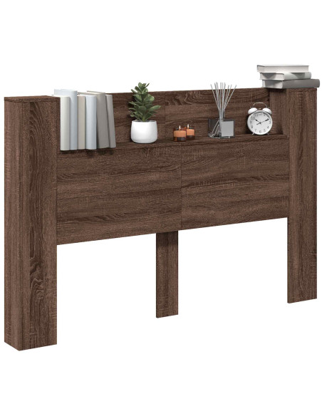 Testiera Rovere Marrone 160 x 16,5 x 103,5 cm Legno multistrato