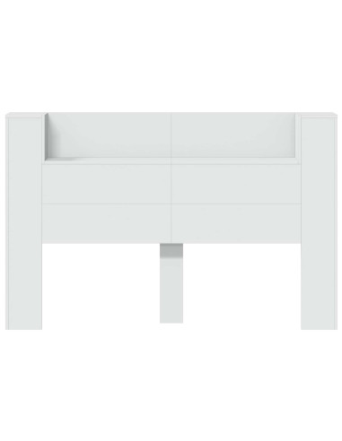 Testiera Bianco 160 x 16,5 x 103,5 cm Legno multistrato