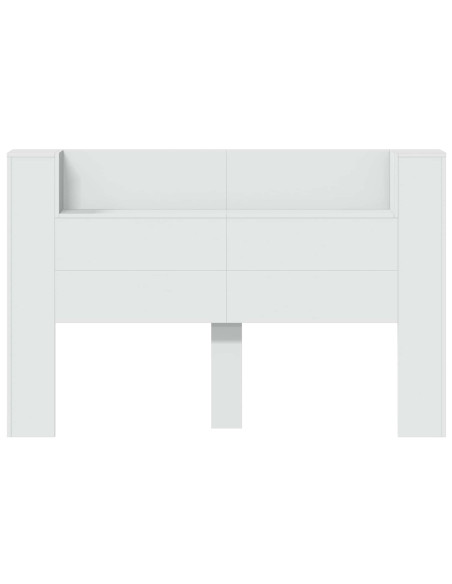 Testiera Bianco 160 x 16,5 x 103,5 cm Legno multistrato