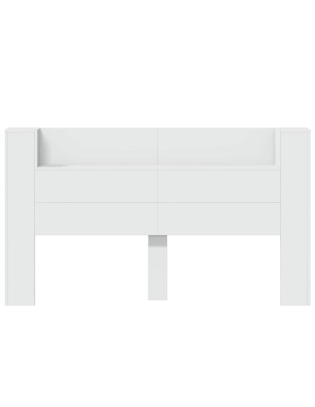 Testiera Bianco 180 x 16,5 x 103,5 cm Legno multistrato